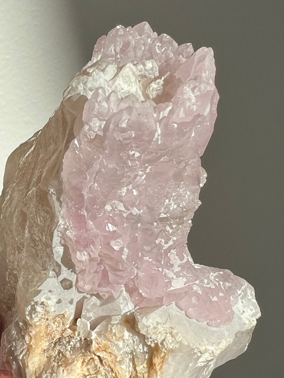 Crystalized Rose Quartz