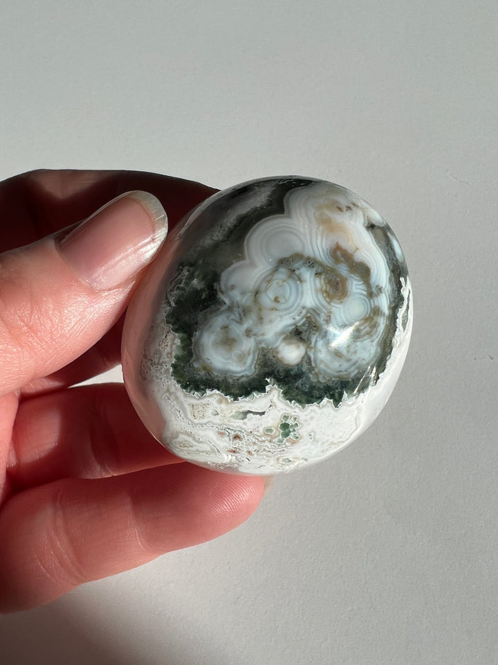 Ocean Jasper 8th Vein Palmstone