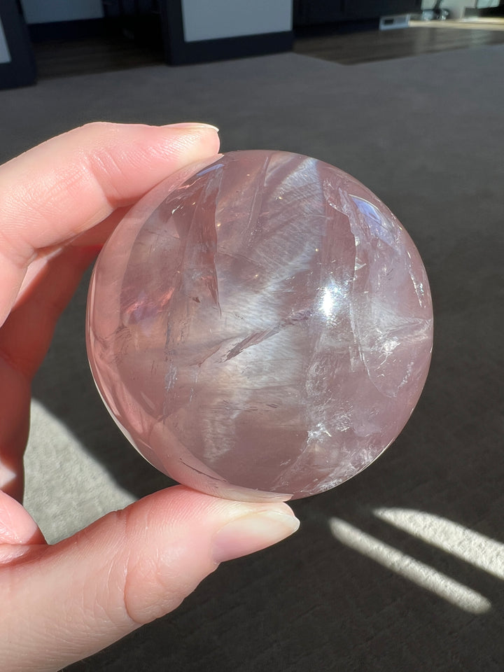 Star Rose Quartz Sphere 4 64mm | 359g