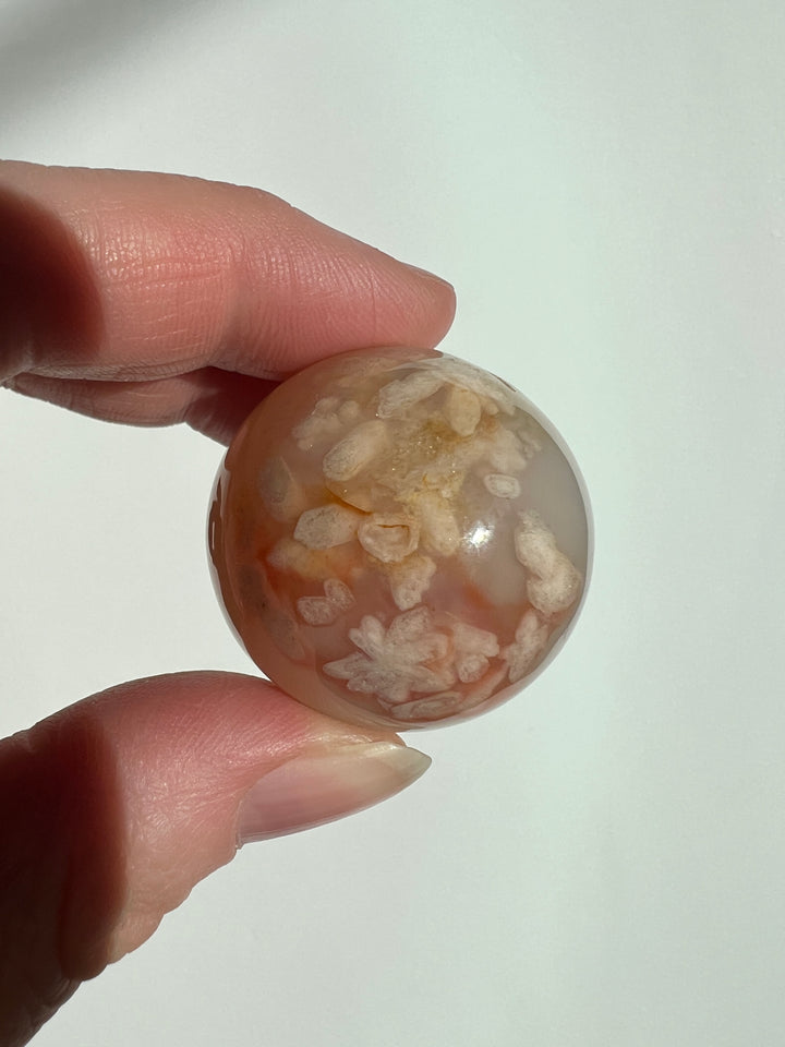 Flower Agate Sphere (3)