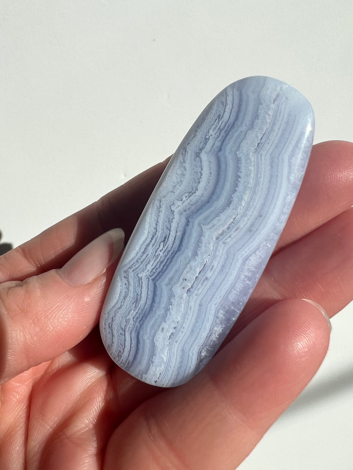 Blue Lace Agate Palmstone (15)