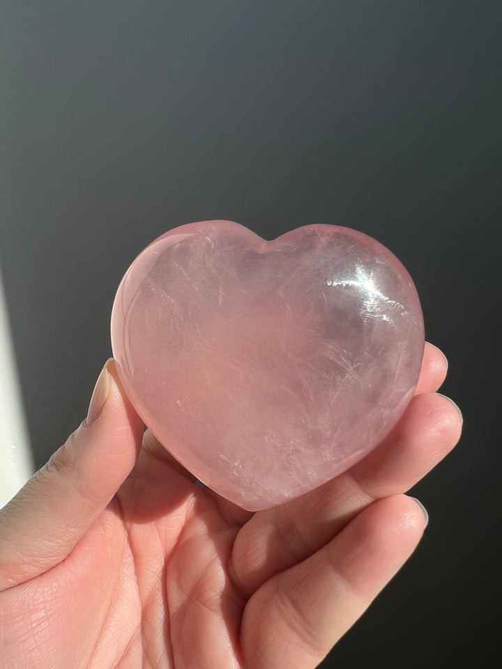 Star Rose Quartz Heart  3 | 212g