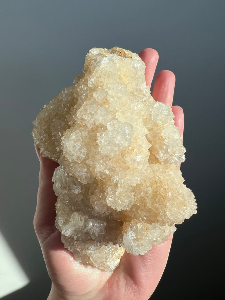 Danburite coated in Calcite