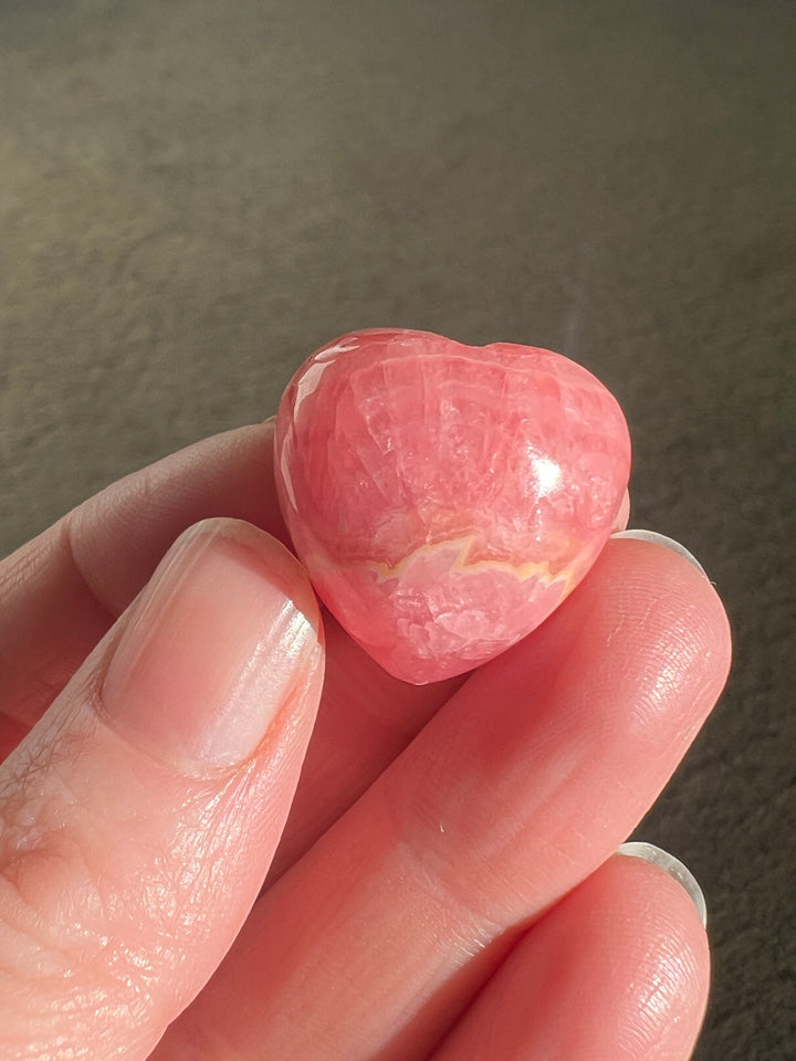 Rhodochrosite Heart (7)