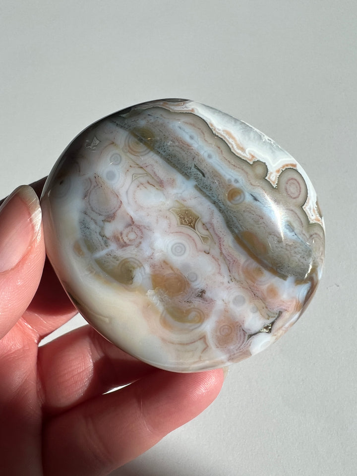 Ocean Jasper 8th Vein Palmstone