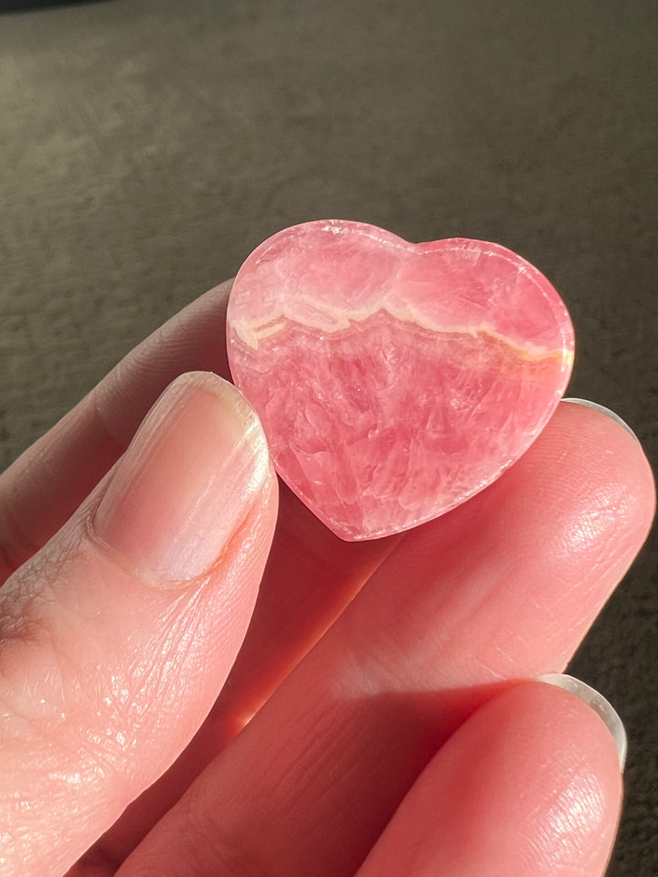 Rhodochrosite Heart (6)