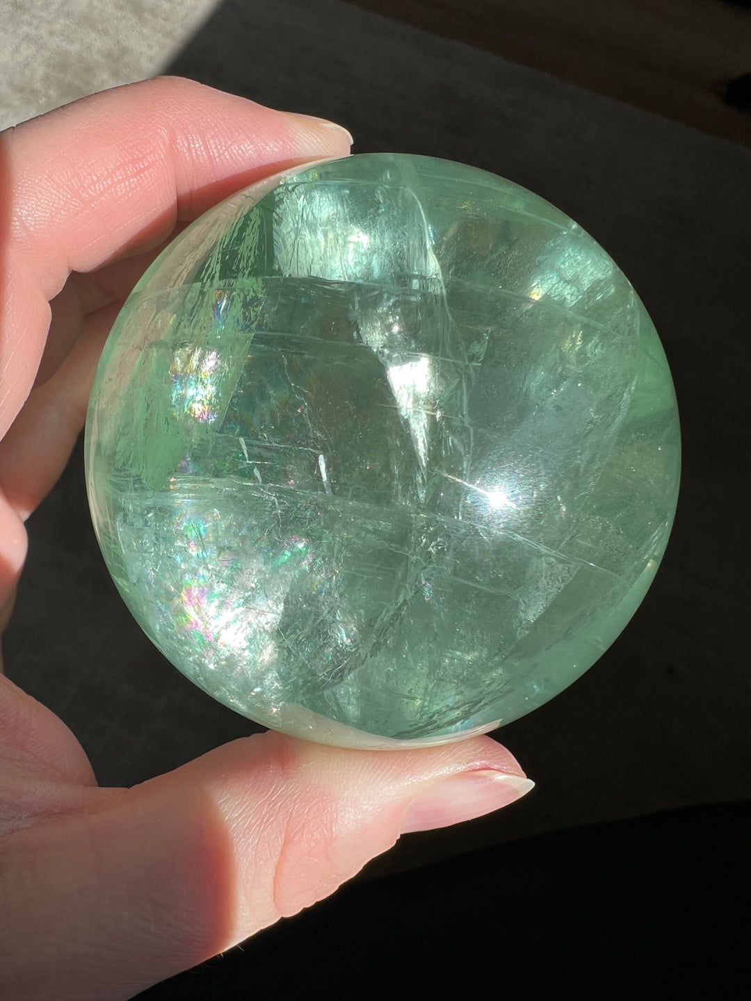 Green Fluorite Sphere 66mm (1)