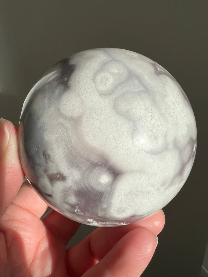 Flower Agate Sphere 58mm (1)