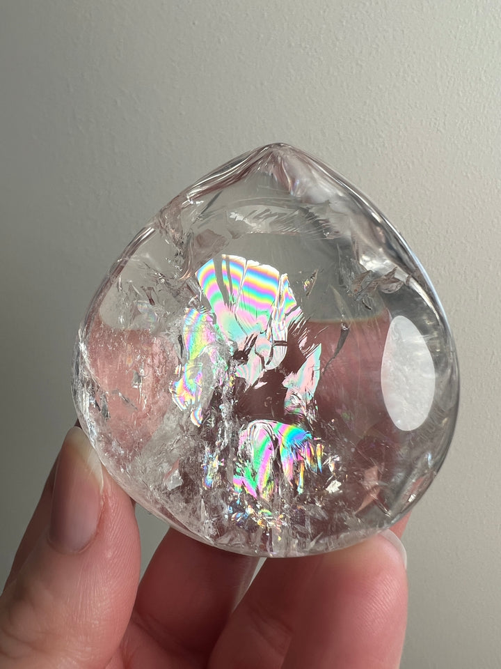 Rainbow Clear Quartz Palmstone (4)