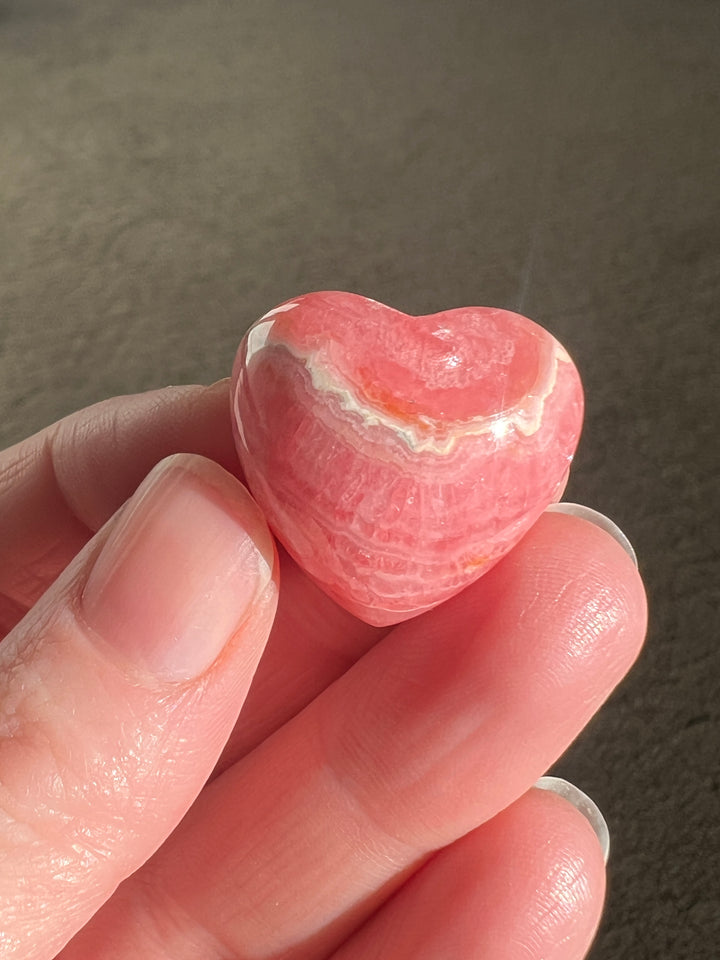 Rhodochrosite Heart (4)