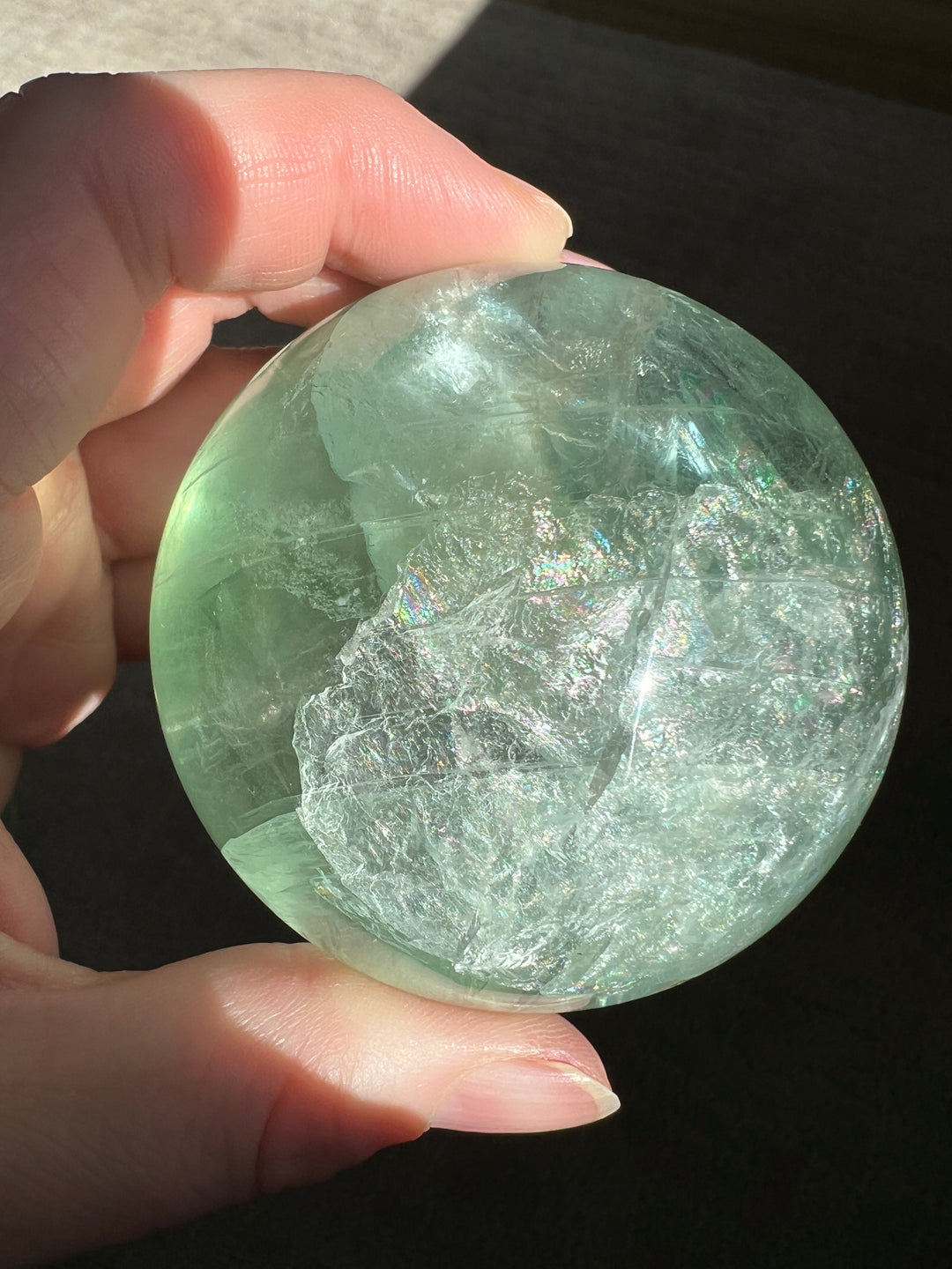 Green Fluorite Sphere 67mm (9)