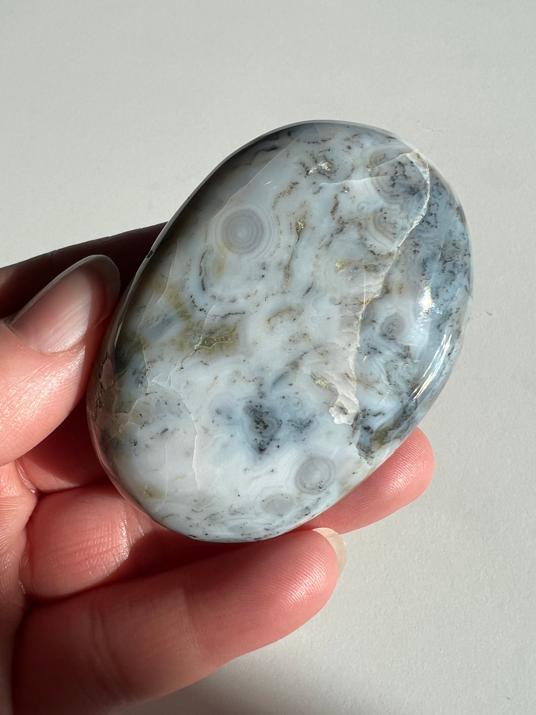 Ocean Jasper 8th Vein Palmstone