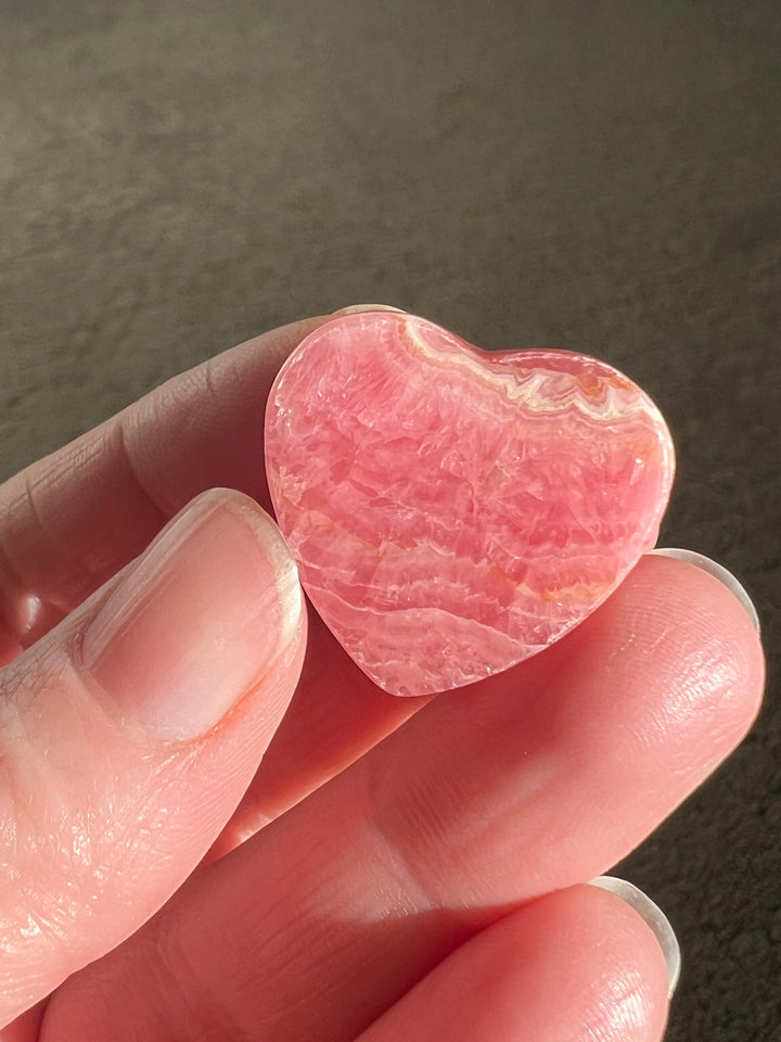 Rhodochrosite Heart (4)