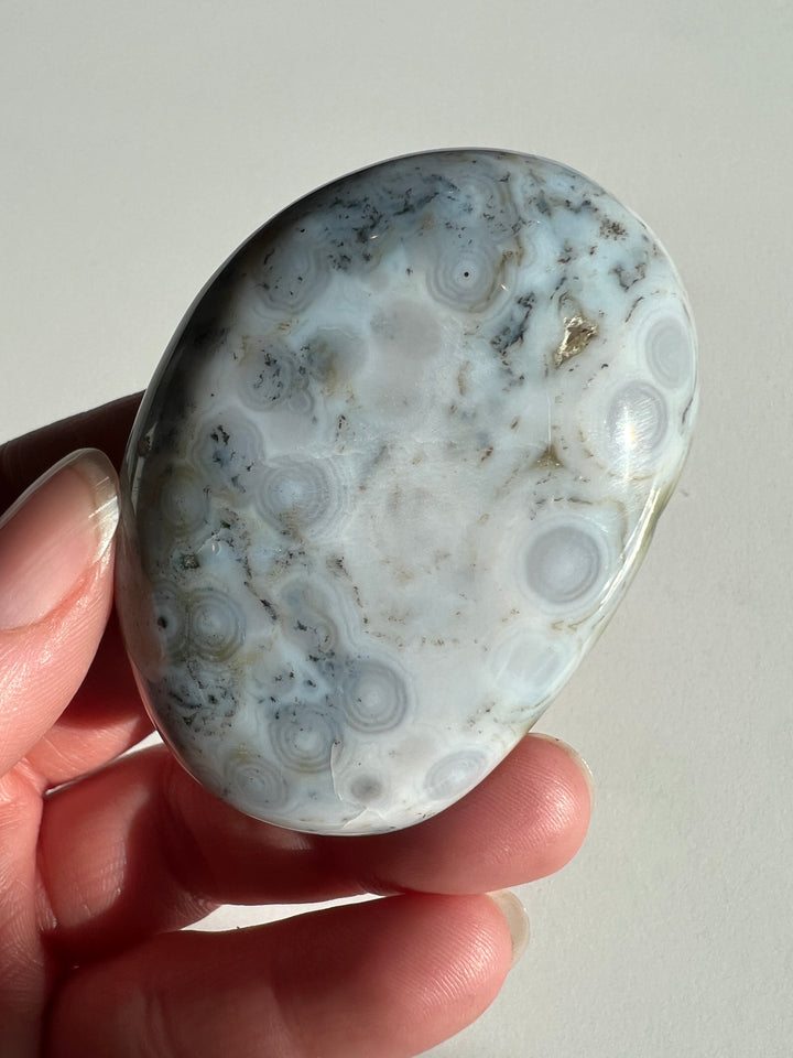 Ocean Jasper 8th Vein Palmstone