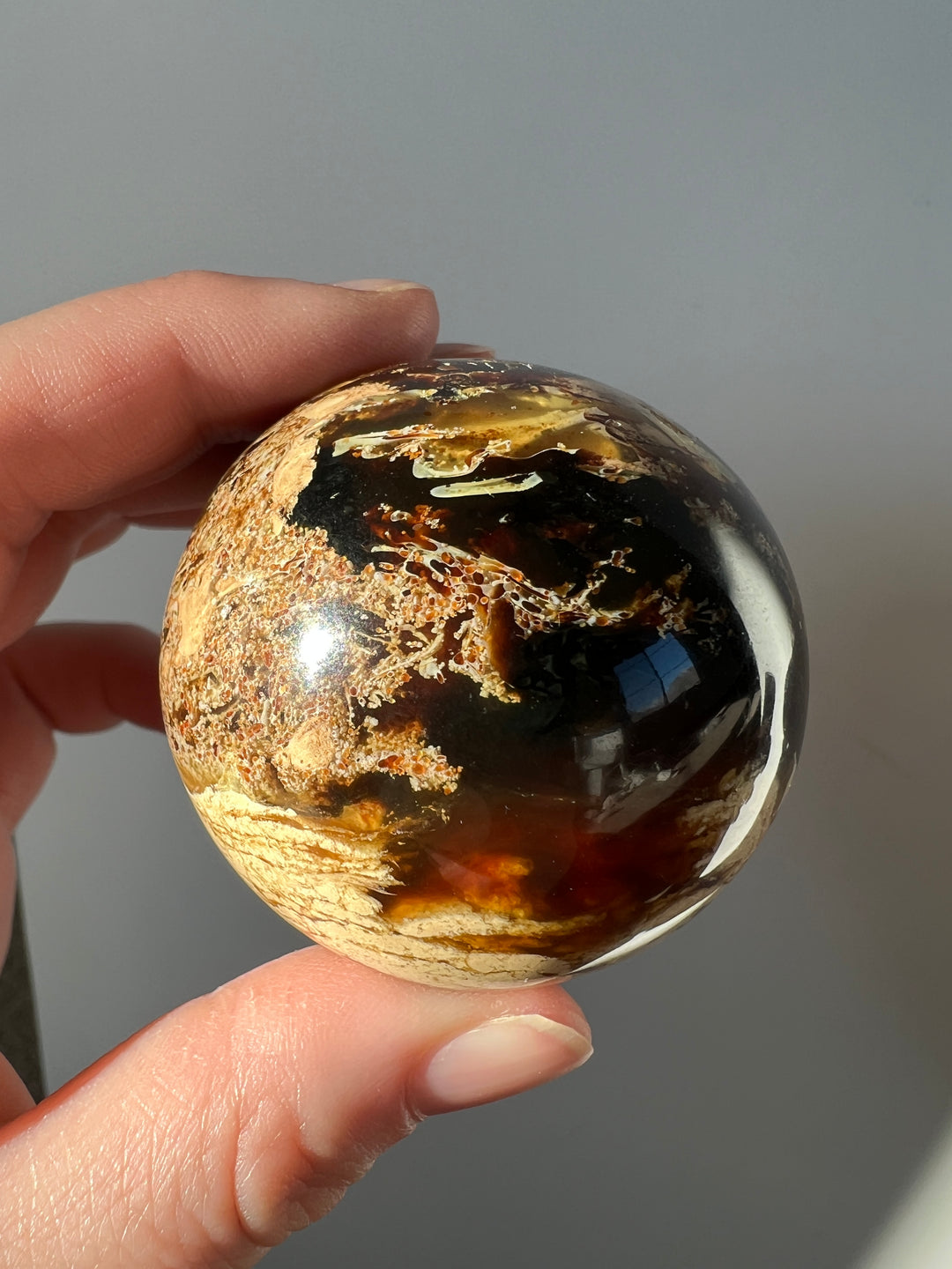 Indonesian Amber Sphere 1