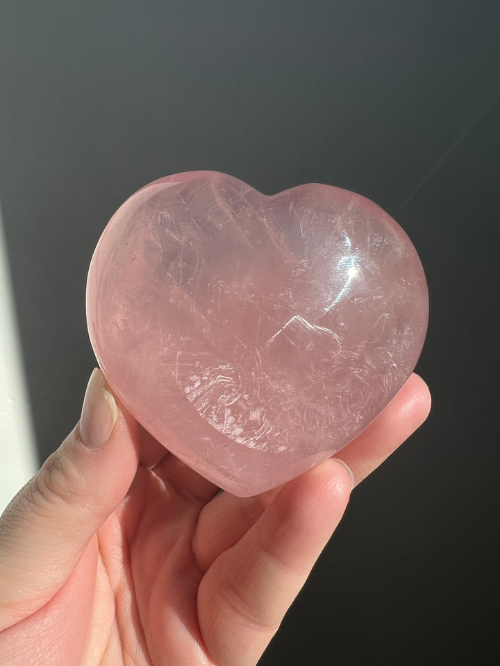 Star Rose Quartz Heart  3 | 212g