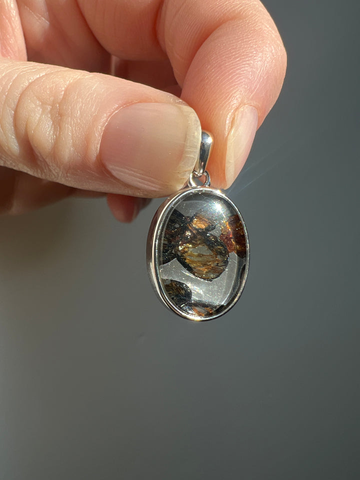 Sericho Pallasite Meteorite Pendant 9