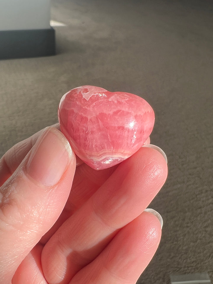 Rhodochrosite Heart (1)