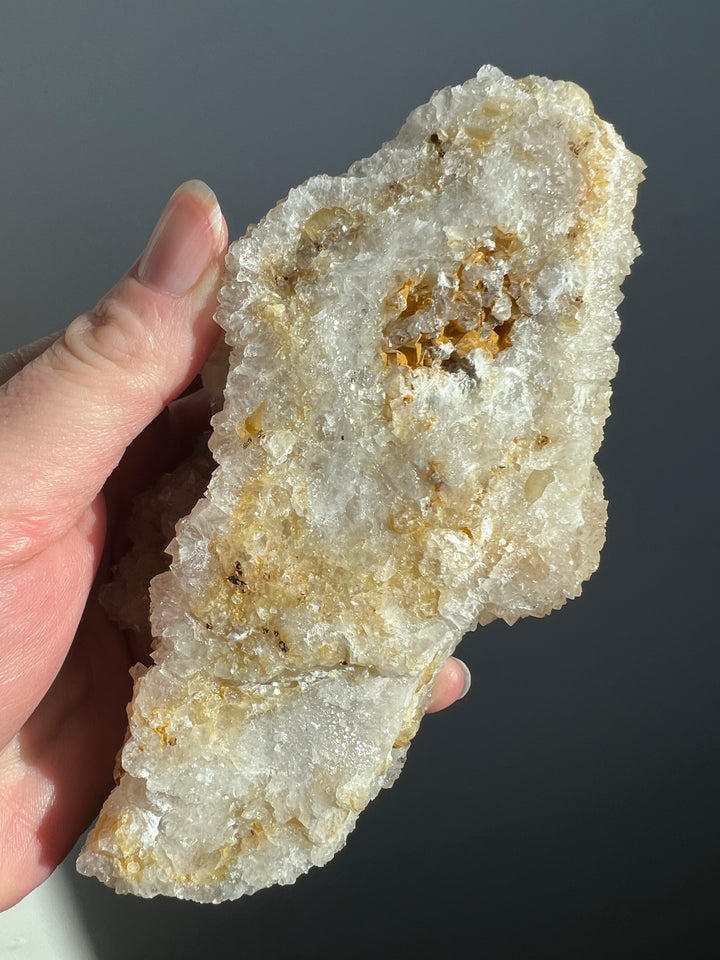 Danburite coated in Calcite