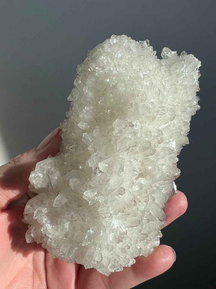 Danburite coated in Calcite