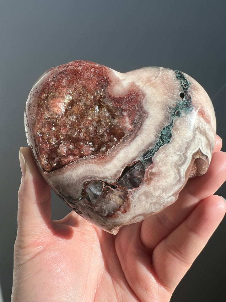 Pink Amethyst Heart 1 | 554g