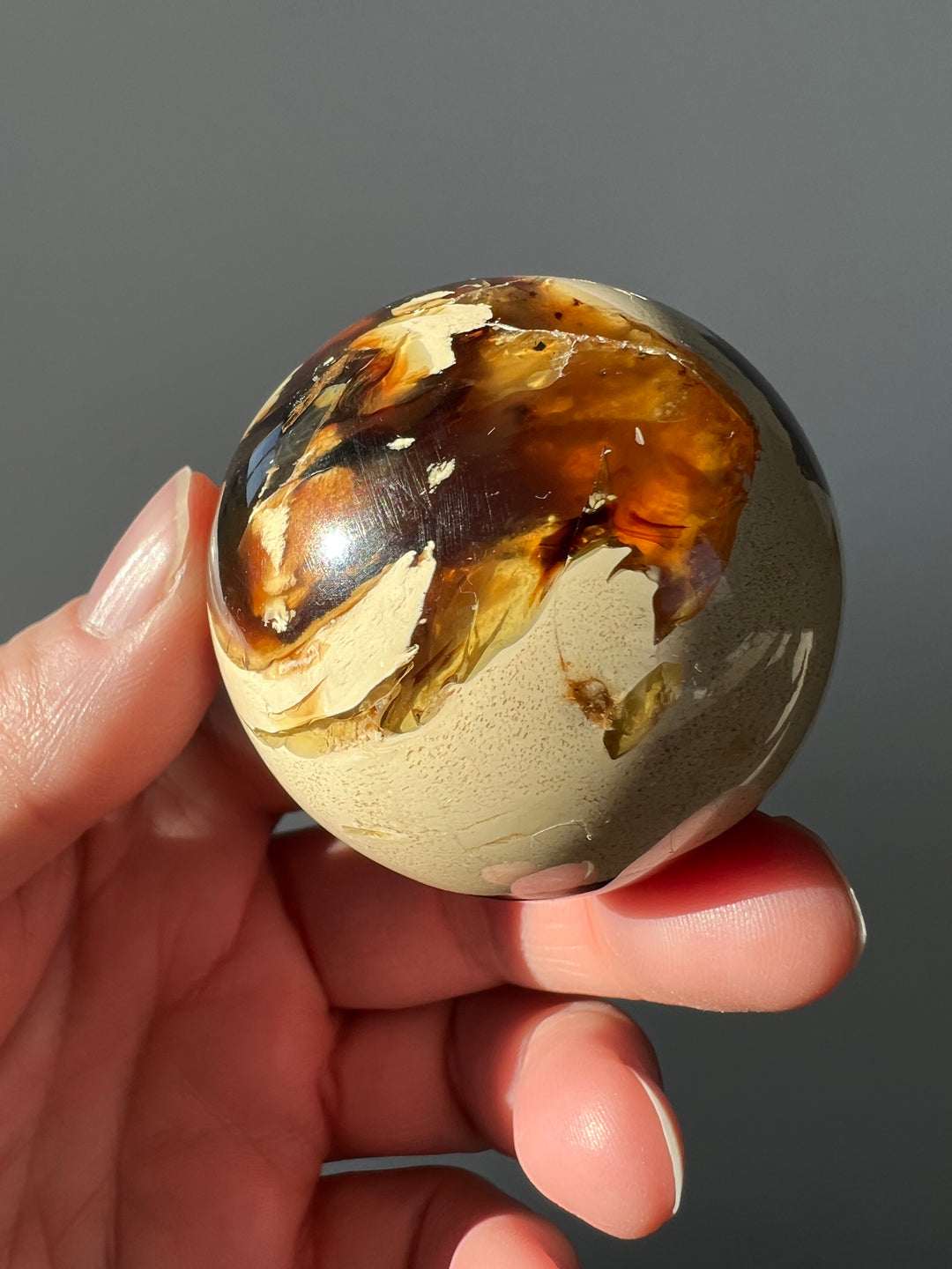 Indonesian Amber Sphere 4