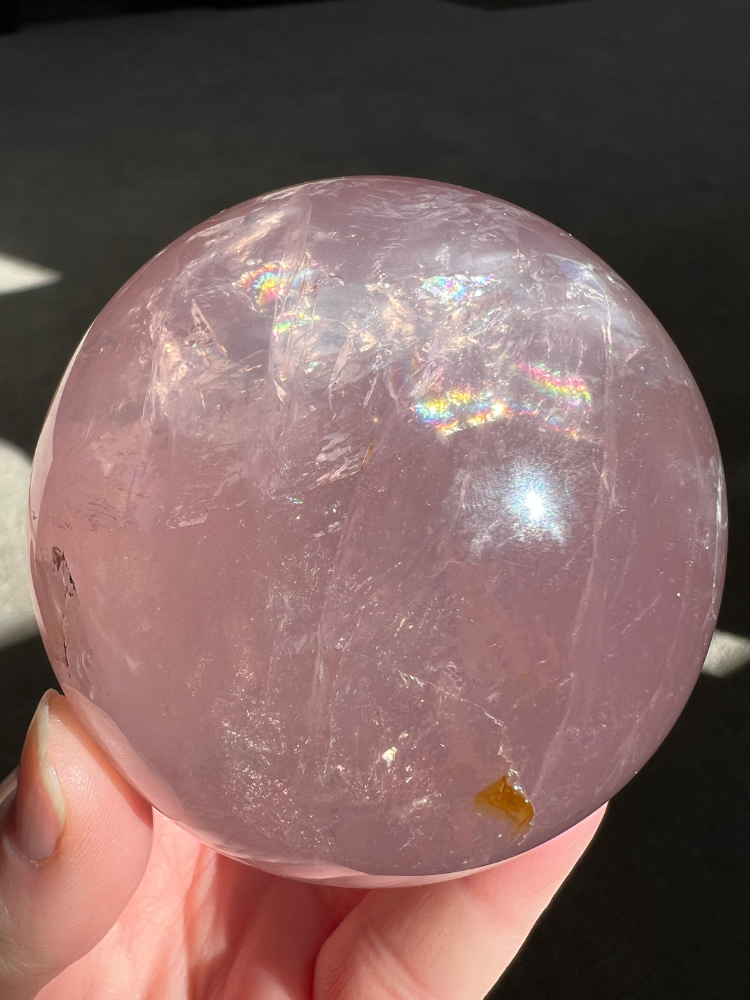 Star Rose Quartz Sphere 2 76mm | 620g