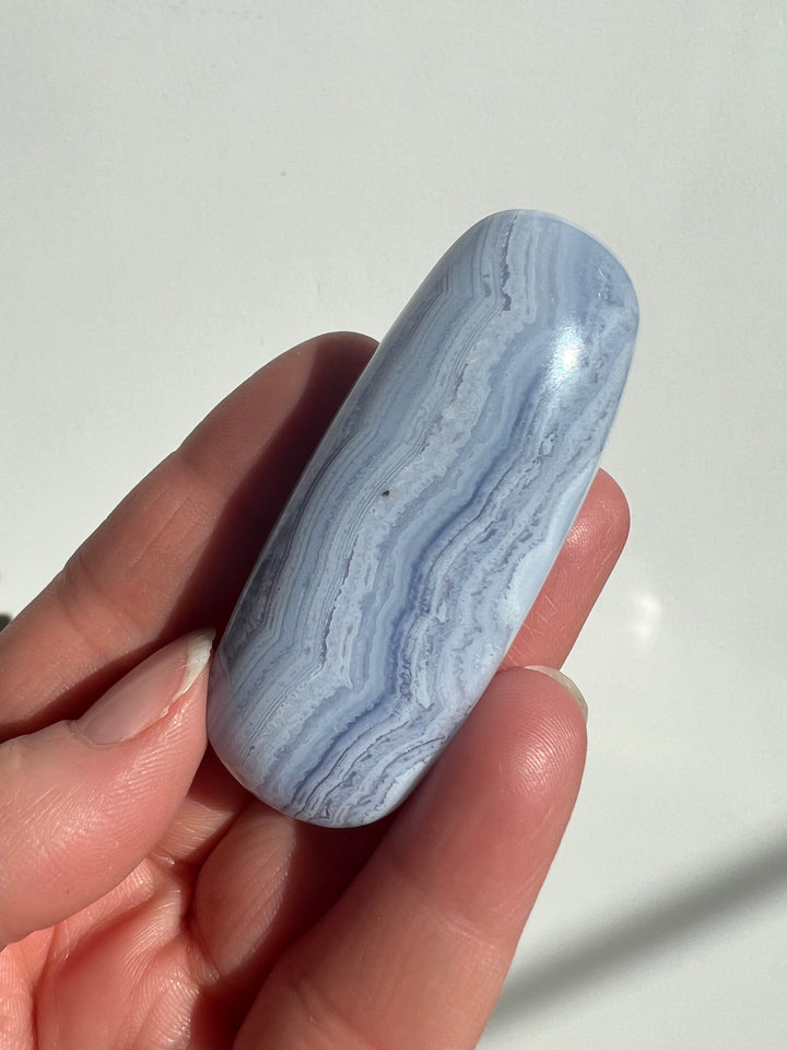 Blue Lace Agate Palmstone (15)