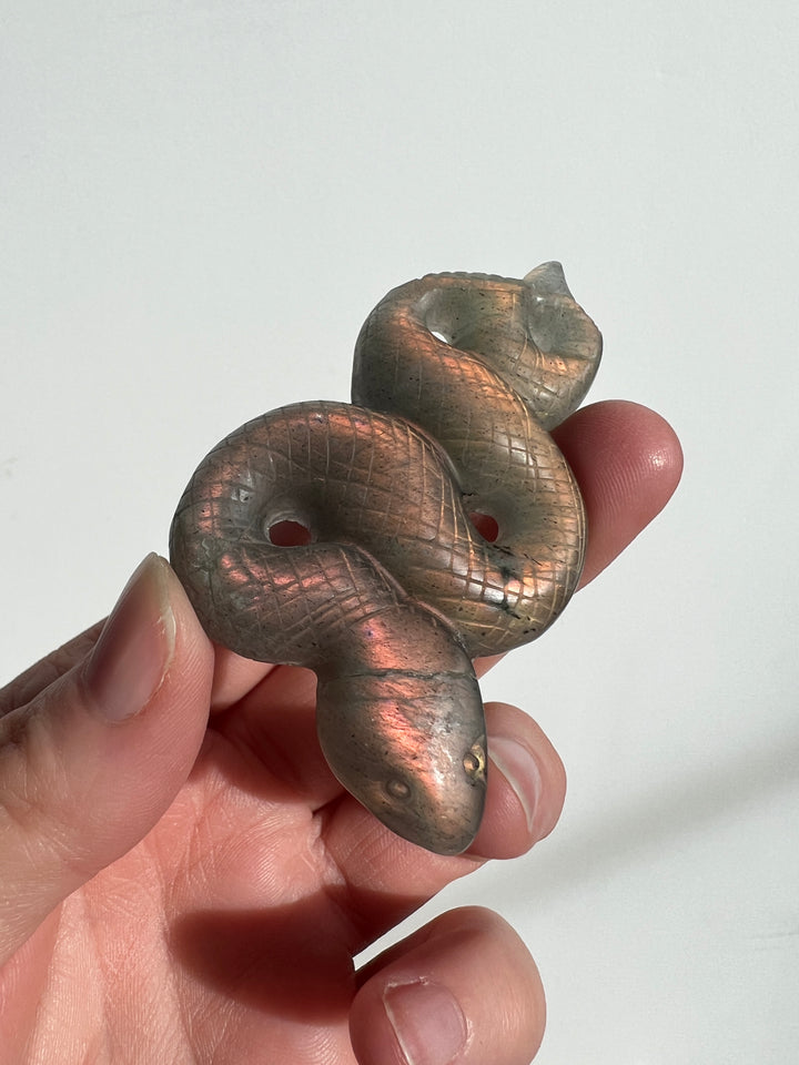 Labradorite Snake Carving (3)