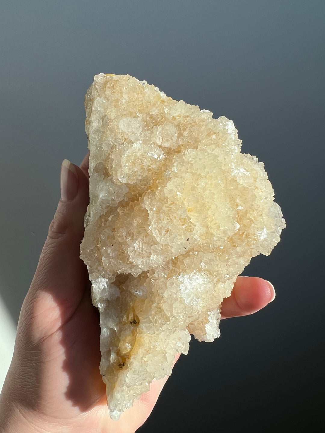 Danburite coated in Calcite