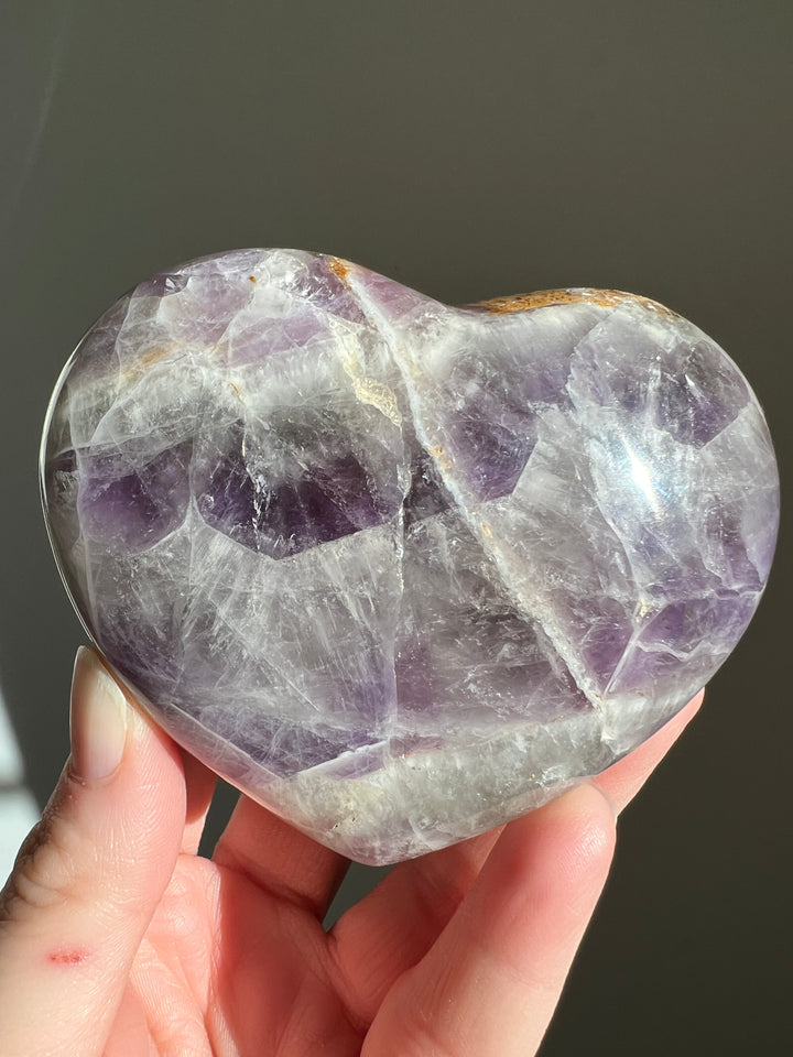 Chevron Amethyst Heart | 348g