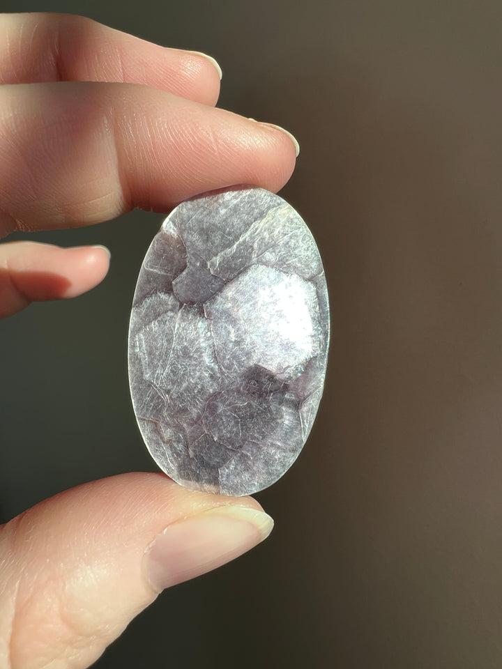 Gem Lepidolite Cab 7 10.4g