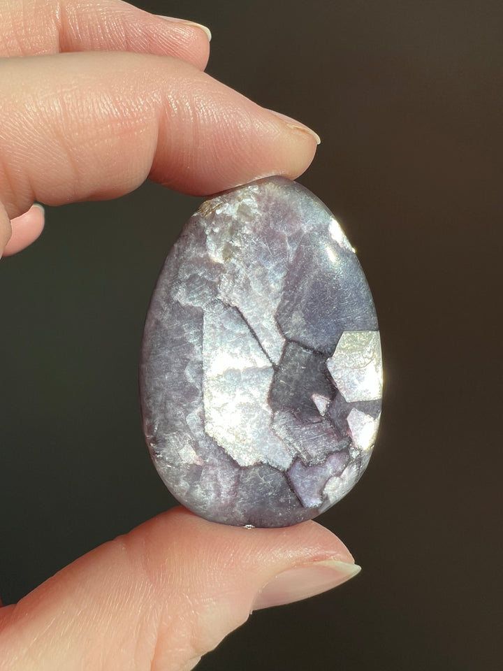 Gem Lepidolite Cab 2 22.1g