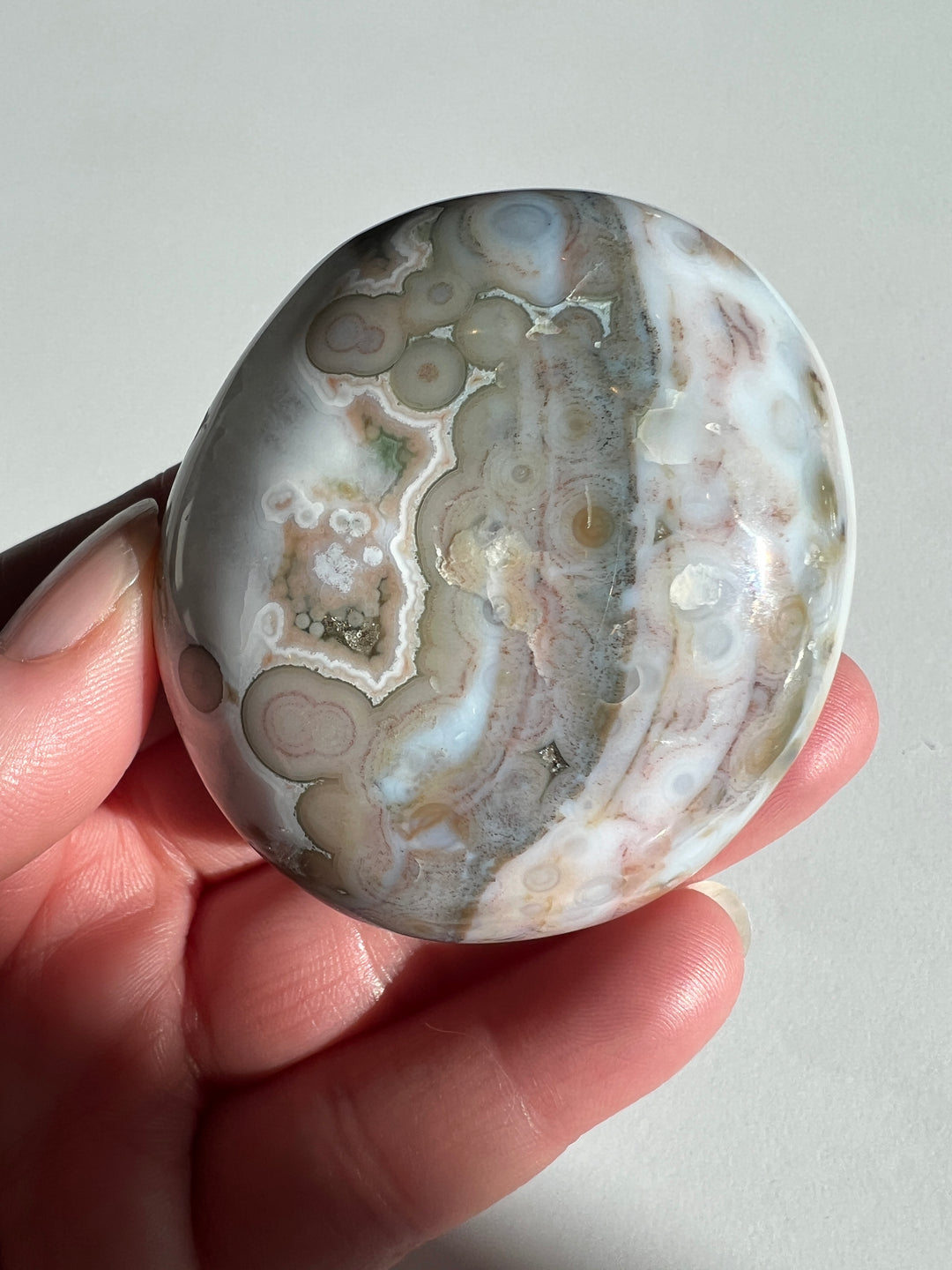 Ocean Jasper 8th Vein Palmstone