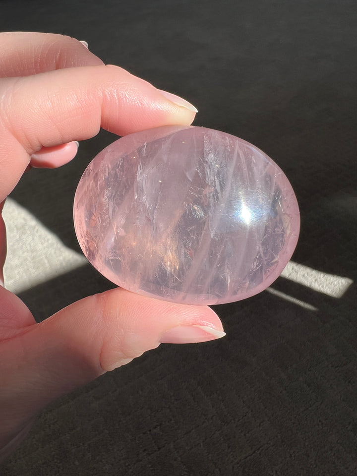 Star Rose Quartz Palmstone 2