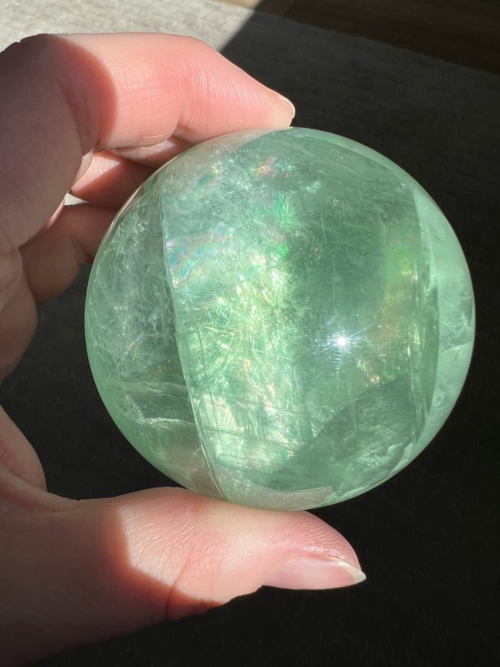 Green Fluorite Sphere 67mm (9)