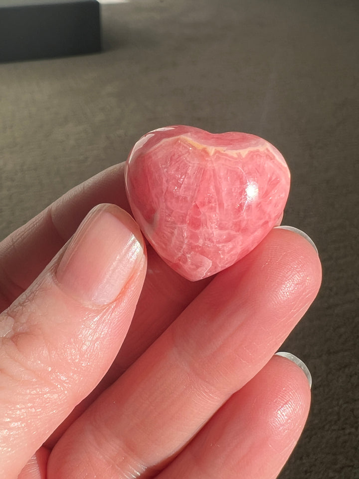 Rhodochrosite Heart (6)