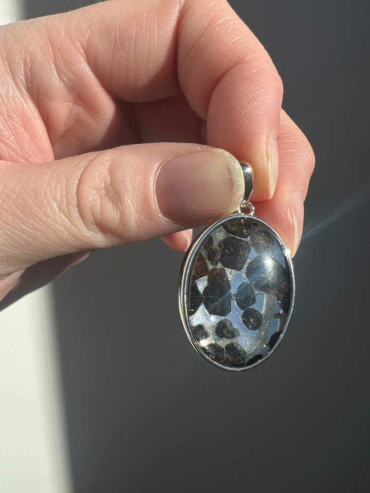 Sericho Pallasite Meteorite Pendant 4