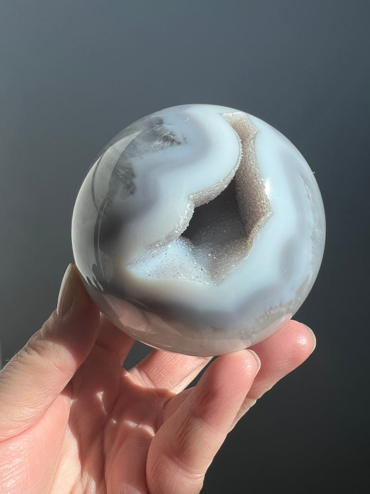 Sugar Druzy Agate Sphere 1 78mm | 614g