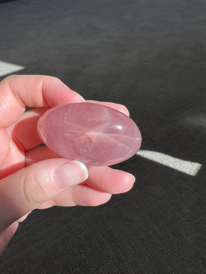 Star Rose Quartz Palmstone 5