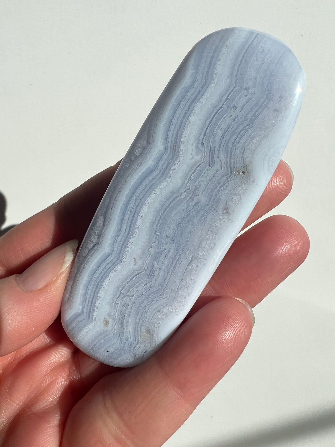 Blue Lace Agate Palmstone (2)