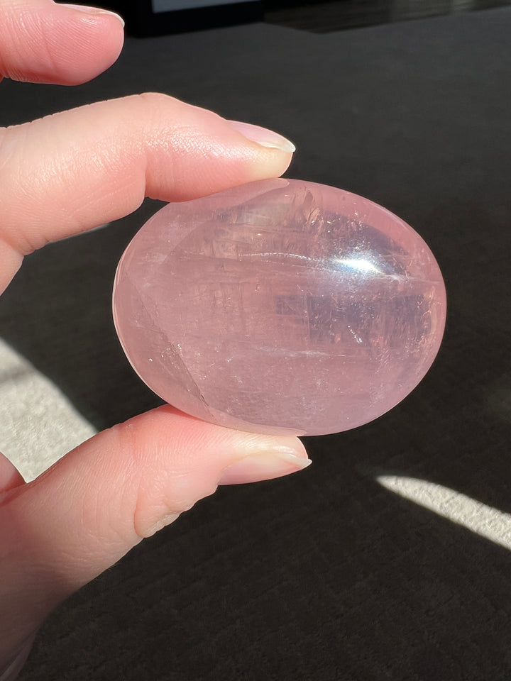 Star Rose Quartz Palmstone 7