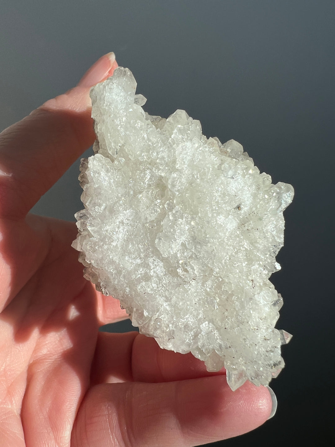 Danburite coated in Calcite