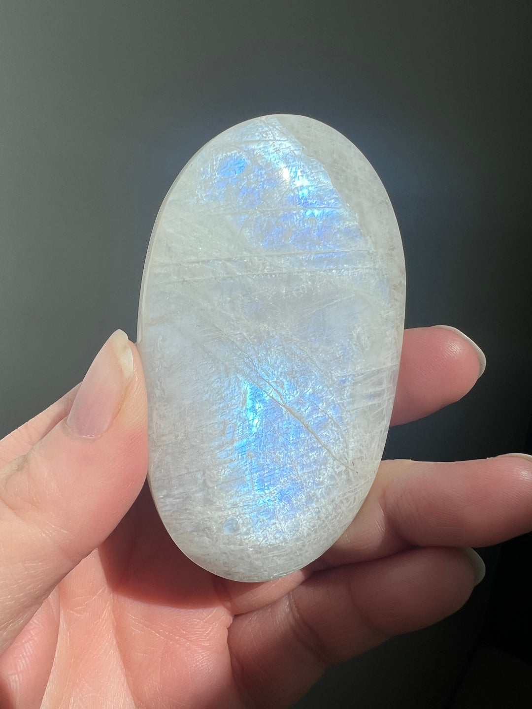 White Moonstone Palmstone (1)