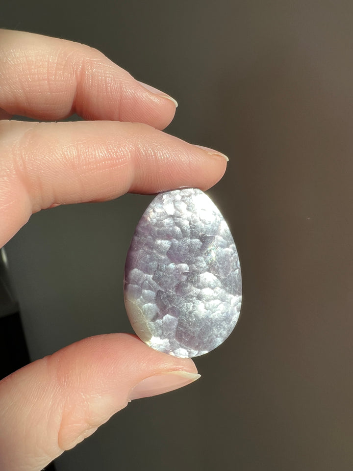 Gem Lepidolite Cab 4 14.9g