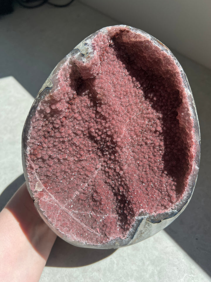 Red Sugar Druzy Amethyst Geode | 4lbs 10oz