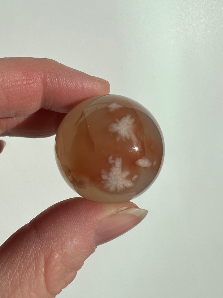 Flower Agate Sphere (2)