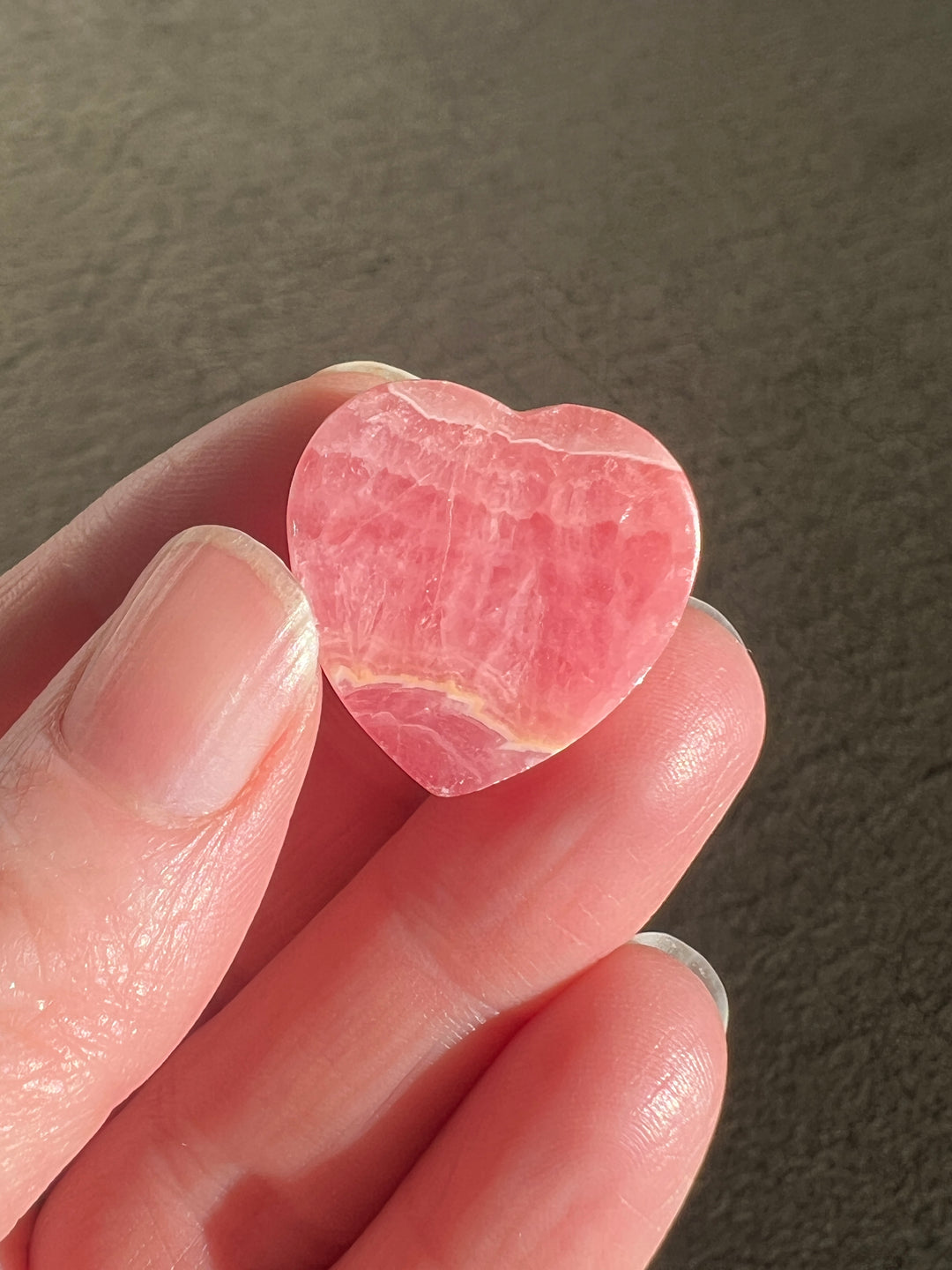 Rhodochrosite Heart (7)