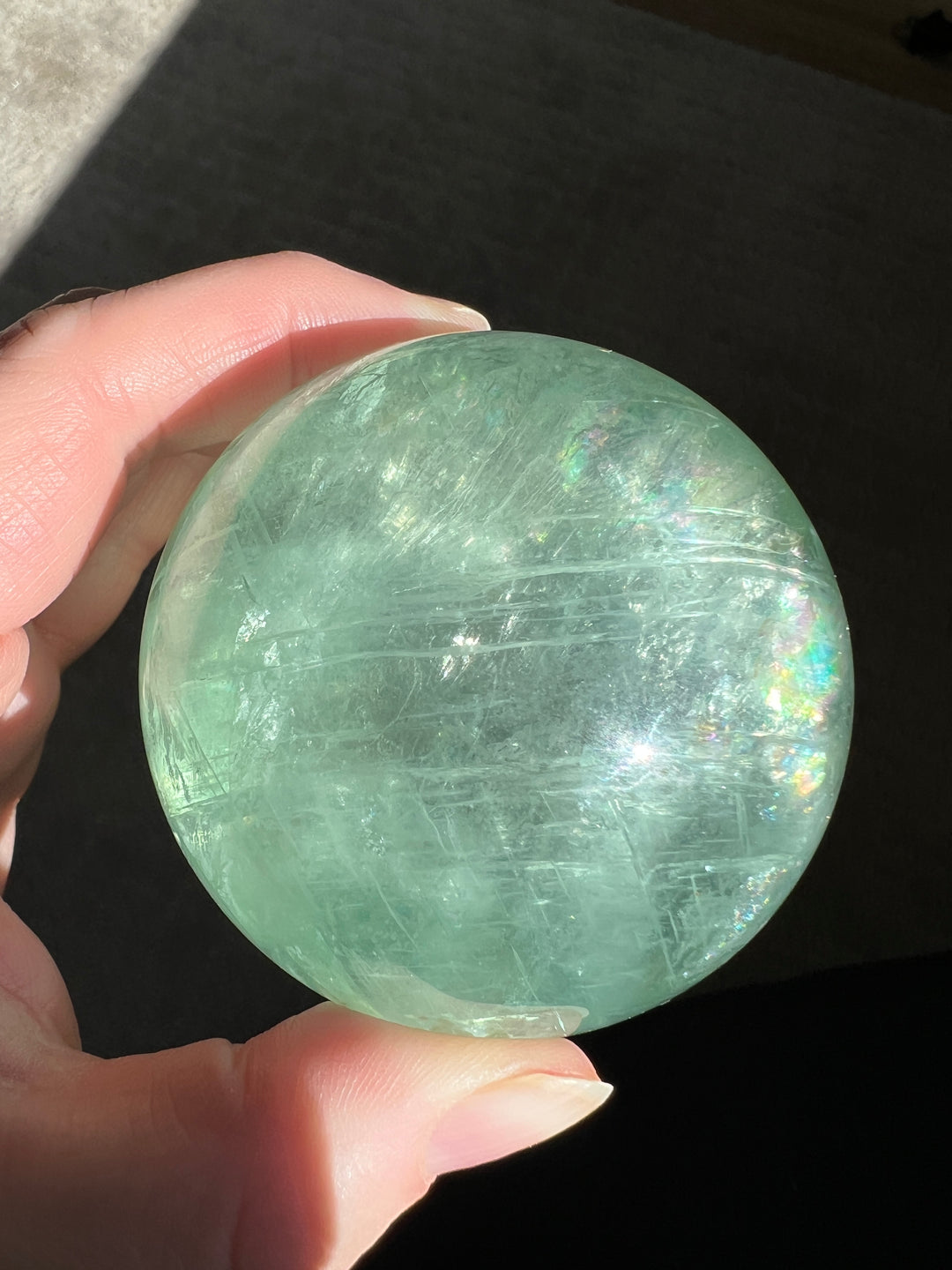 Green Fluorite Sphere 66mm (1)