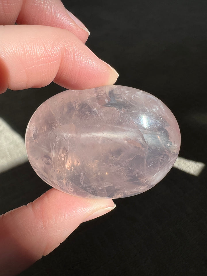 Star Rose Quartz Palmstone 4